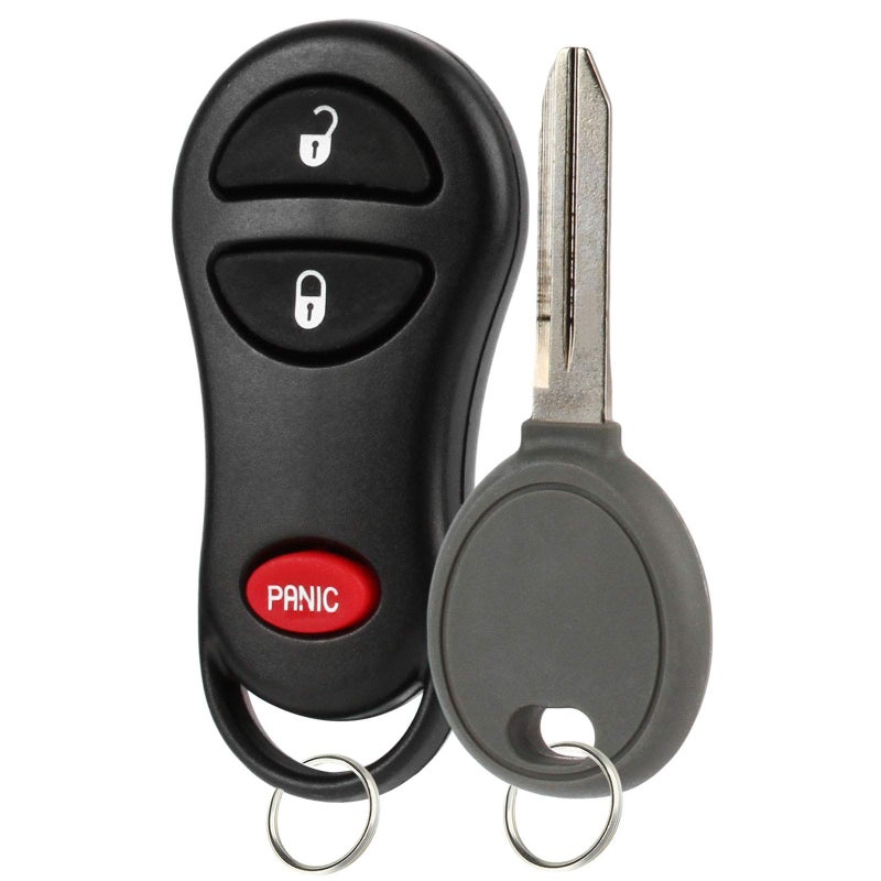 USARemote Key Fob fits 1999-2005 Chrysler Dodge Plymouth Keyless Entry Remote + Key (04686481 Y160-PT) - Image 1